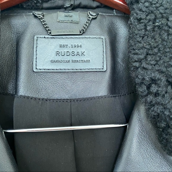 SOLD: RUDSAK MYTHOS WOMEN'S BIKER LEATHER JACKET NWOT - Picture 4 of 10